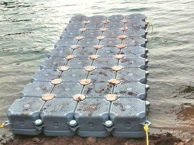 Floating Jetty Set-Up at Hokarwadi Dam